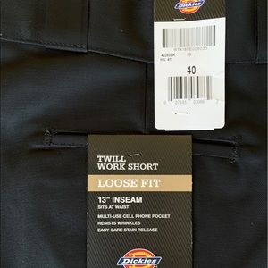 Dickies twill work shorts loose fit